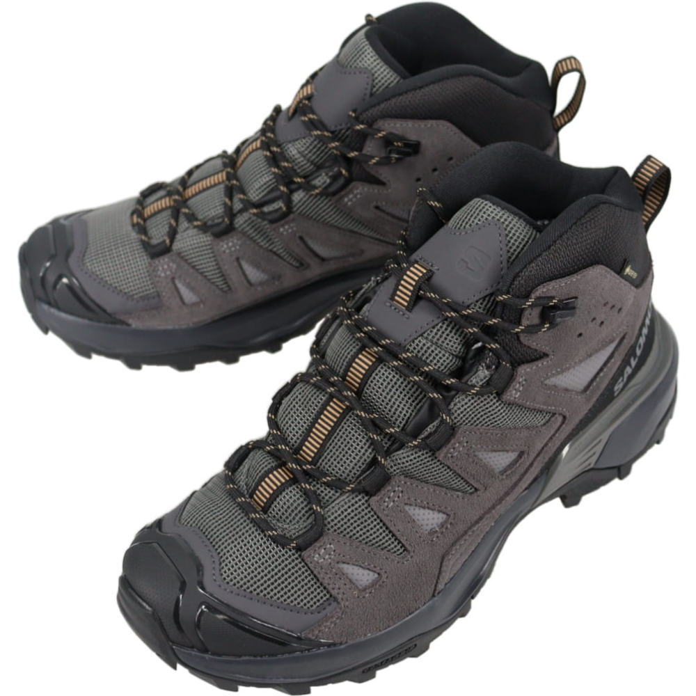 【最大全額ポイント還元※要エントリー】サロモン salomon ハイキングシューズ X ULTRA 360 LEATHER MID GORE-TEX キャッスルロック/アスファルト/ケルプ 475708【GION】