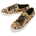 スペルガ SUPERGA スニーカー 2750 FANVELVETW LT ベージュ レオパード S00DKM0 A2B