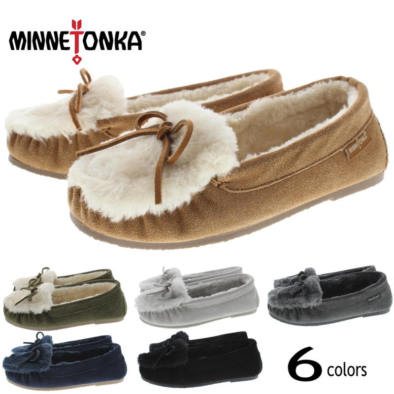 ミネトンカ MINNETONKA モカシン キーラ スリッパー KYLAH SLIPPER ロデン(40694) シルバーグレー(40697) チャコール(40726) シナモン(40727) ダークネイビー(40728) ブラック(40729)