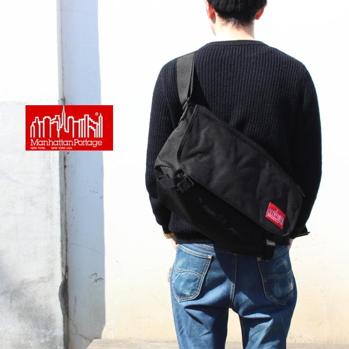 定番 マンハッタンポーテージ Manhattan Portage クイック リリース メッセンジャー バッグ QUICK-RELEASE MESSENGER BAG ブラック 1642 BLK［BG］