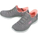 スケッチャーズ SKECHERS スリップインズ サミッツ エブリデイ セット SUMMITS EVERYDAY SET グレー/コーラル 150264 GYC...