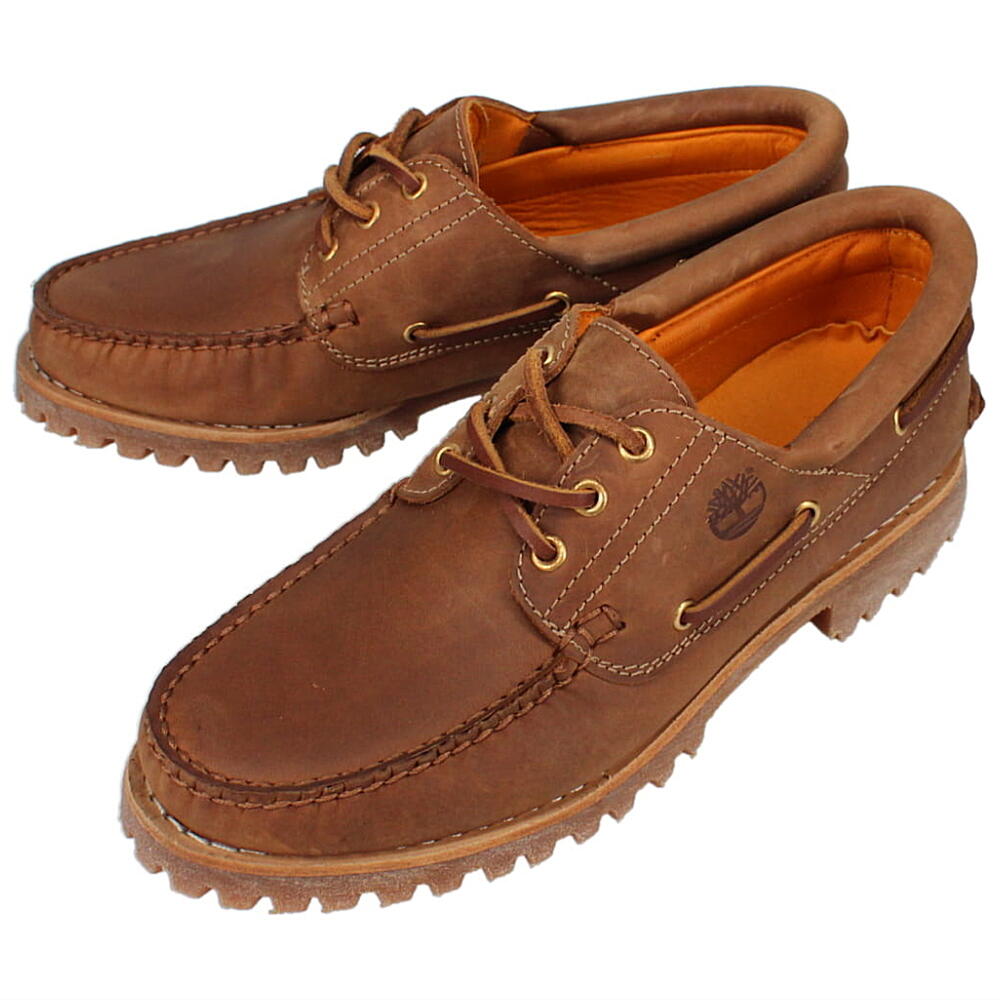 ティンバーランド Timberland オーセンティック ハンドソーン ボート シュー AUTHENTIC HANDSEWN BOAT SHOE ラストフルグレイン TB0A284N 3eye スリーアイ クラシックラグ モカシン メンズ 