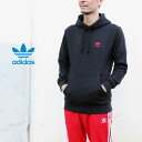 アディダス adidas ウェア エッセンシャル フーディ ESSENTIAL HOODIE ブラック/スカーレット GD2570［WA］【GOOM】