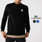 ラコステ LACOSTE ウェア スクエア織ネーム クルーネック スウェット SH9182L 031(ブラック系) QPT(ブルー系) ［WA］【GFOM】