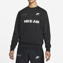 ナイキ NIKE ウェア エアー ブラッシュドバック L/S クルー ブラック/ライトボーン DM5208 010［WA］【GGOF】