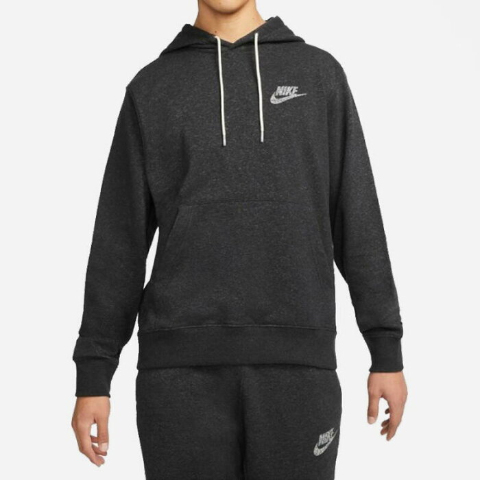 ナイキ NIKE ウェア NSW リバイバル フリース プルオーバー L/S フーディ ブラック/ホワイト DM5625 010 スウェット パーカー メンズ ［WA］【GGOG】