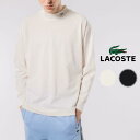 ラコステ ラコステ LACOSTE サマーウール 鹿の子地 モックネック Tシャツ TH009J-99 031(ブラック) 70V(ホワイト)［WA］【GHOM】