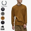 フレッドペリー FRED PERRY ツイン ティップド ロング スリーブ Tシャツ Twin Tipped Long Sleeve T-Shirt M9602 102(ブラック) 638(フィールドグリーン) 644(ダークキャラメル) R63(ネイビー/ダークカーボン)［WA］【GHON】