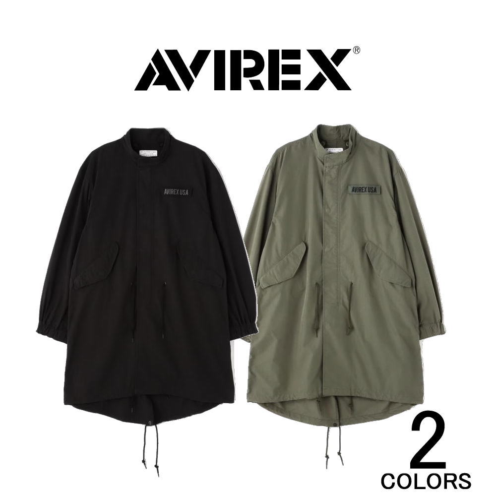 アヴィレックス AVIREX タイプ M-65 フィールド コート TYPE M-65 FIELD COAT ブラック オリーブ 783-3952015 【GIOL】