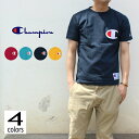 定番 チャンピオン Champion Tシャツ ビッグロゴ アクションスタイル ティー C3-F362 レッドパープル(140) ネイビー(370) アクア(460) ゴールド(748) 