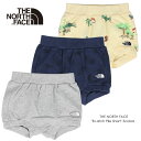 子供服 ノースフェイス THE NORTH FACE パンツ ベビーラッチパイルショート B Latch Pile Short NBB42282 ミックスグレー(Z) トスロゴネイビー(TU) サザンライフ(SN) ［WA］【GHOI】