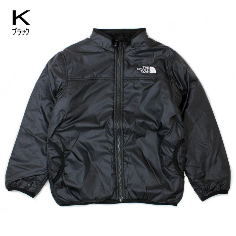 子供服 ノースフェイス THE NORTH FACE リバーシブル コージー ジャケット Reversible Cozy Jacket NYJ82032 ブラック(K) TNFネイビー2(NN) バーントオーチャー(BH) キャバレーピンク(CP)［WA］【GFOM】