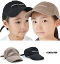 ジェネレーター GENERATOR キャップ 帽子 ベースボール キッズ ジュニア レディース 男の子 女の子 55-60cm ブラック セール 40%OFF SALE 900903_ss