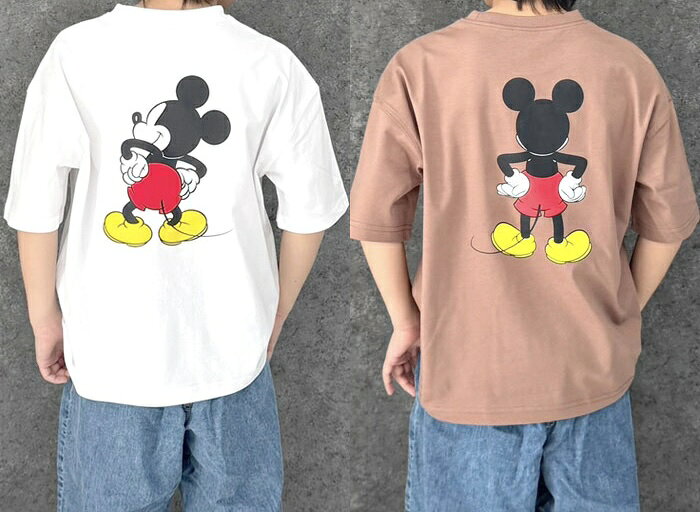ミッキー 半袖 Tシャツ 110cm 120cm 130cm 140cm 150cm 160cm M L XL 綿100% オー...