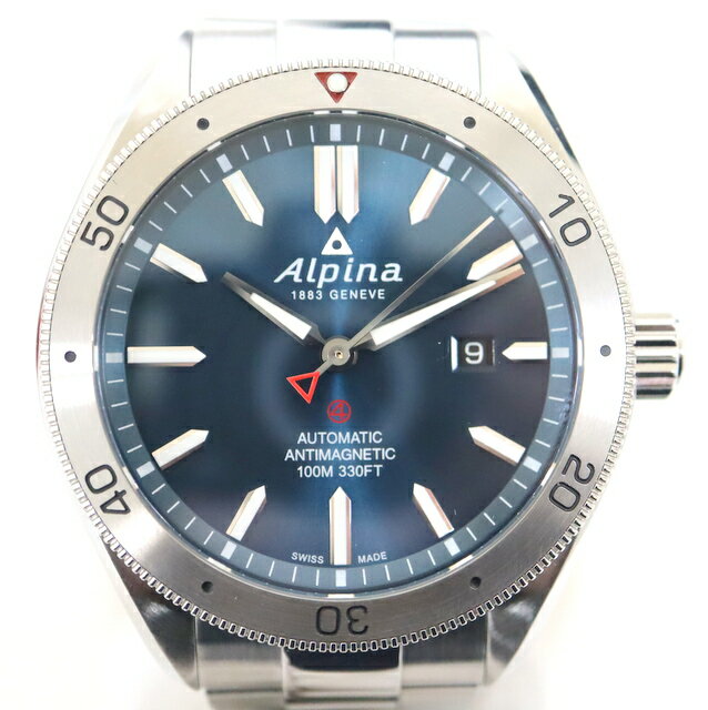 楽天Re-use store DREAM【ALPINA】アルピナ 腕時計 アルパイナー4 AT/SS 自動巻き ブルー文字盤 AL-525NS5AQ6B【中古】【代金引換不可】/ar1102