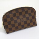 【LOUIS VUITTON】ルイヴィトン ポシェット・コスメティック 化粧ポーチ ダミエ エベヌ N47516 SR2168【中古】【代金引換不可】/hm09659kw