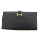 【HERMES】エルメス ベアンクラシック ゴールド金具 ブラック シェーブル □I刻印【中古】【代金引換不可】/tg1356