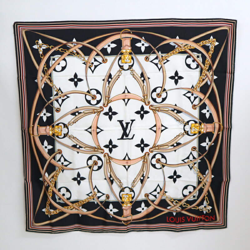 【LOUIS VUITTON】ルイヴィトン カレ90・アルティメット モノグラム・フラワー M76649 GM1220【中古】【代金引換不可】/ok05658ar