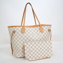 【LOUISVUITTON】ルイヴィトン ネヴァーフルMM トートバッグ ダミエアズール N41605 ローズバレリーヌ AR2108 MS1178【中古】【代金引換不可】/kt09729kw