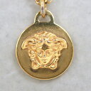 【VERSACE】ヴェルサーチ ペンダントネックレス メデューサ ゴールド GP【中古】【代金引換不可】/ng0742