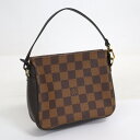 【LOUIS VUITTON】ルイヴィトン トゥルース・メイクアップ コスメポーチ ダミエ エベヌ N51982 SP1909【中古】【代金引換不可】/tm07985ik