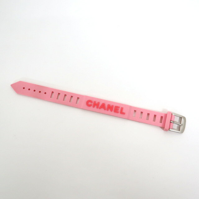 楽天Re-use store DREAM【CHANEL】シャネル ラバー ブレスレット ベルト ピンク 99 P A12633【中古】【代金引換不可】/tm06521ko