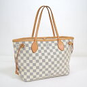 【LOUIS VUITTON】ルイヴィトン ネヴァーフルPM トートバッグ ダミエ・アズール ホワイト N41362 AR3102【中古】【代金引換不可】/ko...