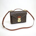 【LOUIS VUITTON】ルイヴィトン モンソー26 ショルダーバッグ モノグラム ブラウン M51187 A20941【中古】【代金引換不可】/kt113...