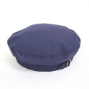 【HERMES】エルメス ベレー帽 ネイビー 綿×ポリウレタン×リネン 58【中古】【代金引換不可】/br4517ik