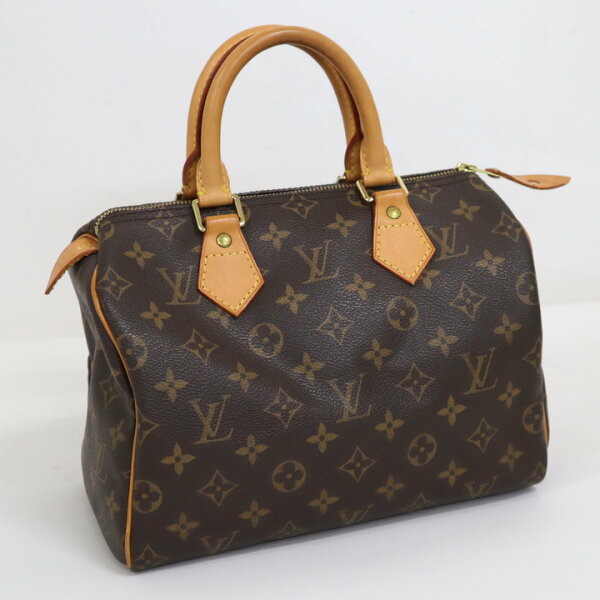 【LOUIS VUITTON】ルイヴィトン スピーデイ25 ミニボストン ブラウン モノグラム M41528【中古】【代金引換不可】/tg1352