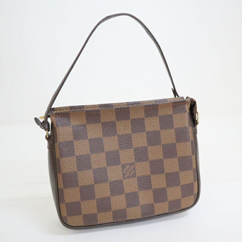 【LOUIS VUITTON 】ルイヴィトン トゥルース メイクアップ ポーチ ダミエ エベヌ N51982 NO0978【中古】【代金引換不可】/hm11584tm