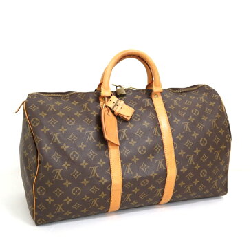 【LOUIS VUITTON】ルイヴィトン キーポル50 ボストンバッグ モノグラム ブラウン M41426 MB0960【中古】【代金引換不可】/hm06642ik