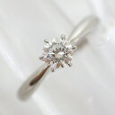 【MONNICKENDAM】モニッケンダム たて爪リング ダイヤモンド Pt900 D:0.404ct 鑑定書付き 11.0号 3.4g【中古】【代金引換不可】/kt10600ng(4)