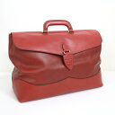 【GHERARDINI】ゲラルディーニ ボストンバッグ レザー ボルドー【中古】【代金引換不可】/ok06041tg