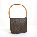 【LOUIS VUITTON】ルイヴィトン ルーピングMM ショルダーバッグ モノグラム ブラウン M51146 MI0031【中古】【代金引換不可】/kt09...