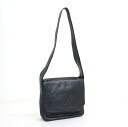 【CHANEL】シャネル ワンショルダーバッグ ロゴ A10204 ブラック×ラムスキン【中古】【代金引換不可】/kt09540tg