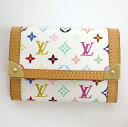 【LOUIS VUITTON】ルイヴィトン ポルトモネ・プラ 二つ折り財布 モノグラム・マルチカラー ブロン M92657 MI1014【中古】【代金引換不可】/hm09108tg