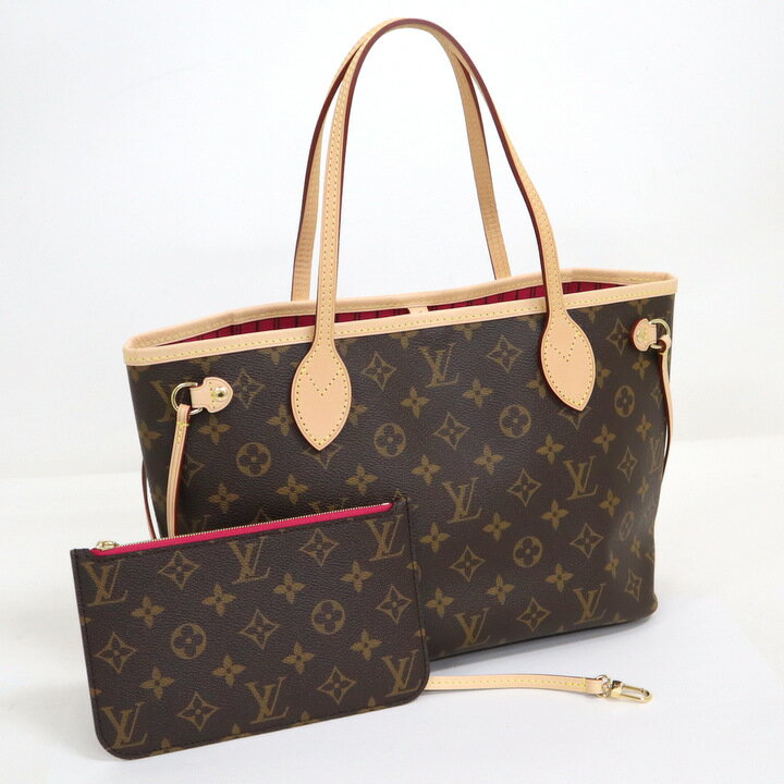 【LOUIS VUITTON】ルイヴィトン ネヴァーフルPM トートバック モノグラム ピヴォワンヌ M41245 RFIDチップ【中古】【代金引換不可】/hm09600ktのサムネイル
