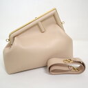 【FENDI】フェンディ ファースト・ミディアム ショルダーバッグ ピンク×ゴールド金具 8BP127【中古】【代金引換不可】/br4783br