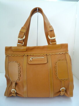★SEE BY CHLOE’シーバイクロエ デイバッグ CARAMEL 箱なし 中古 リサイクル