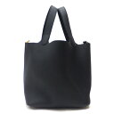 【★HERMES★】エルメス 『ピコタンロック《MM/22》』 《ブラック×トリヨンクレマンス×ゴールド金具×K刻印(2025)》 ピコタンロック22/ハンドバッグ/黒/トリオンクレマンス/Taurillon Clemence/レザー/ノワール/レディース 38635k0275 @【中古】