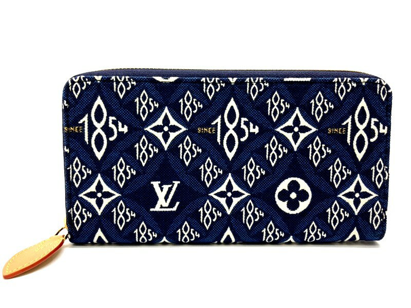 【★プレゼントにも★】LOUIS VUITTON　ルイヴィトン　『ジッピー・ウォレット《Since1854》』M80212/ブルー/ラウンドファスナー長財布/2020秋冬コレクション/ジップウォレット/ジッピーウォレット/青/カード/札/コイン/小銭入れ/レディース　30438k0211　＠【中古】のサムネイル