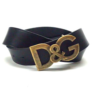 【楽天市場】【★良品★】D＆G DOLCE&GABBANA/D&Gドルチェ＆ガッバーナ『ベルト《DGバックル》』95cm/38インチ/ブラック