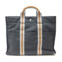 【★HERMES★】エルメス 『フールトゥトート MM』 《グレー×オレンジ×ホワイト》銀座限定/2001/トートバッグ/ハンドバッグ/通勤/レディース/メンズ...