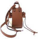 【★LOEWE★】ロエベ 『ハンモック・ドローストリング・ミニ』 エクリュ×タン/キャンバス×レザー/A538V07X11/ハンドバッグ/ミニバッグ/ショルダー...