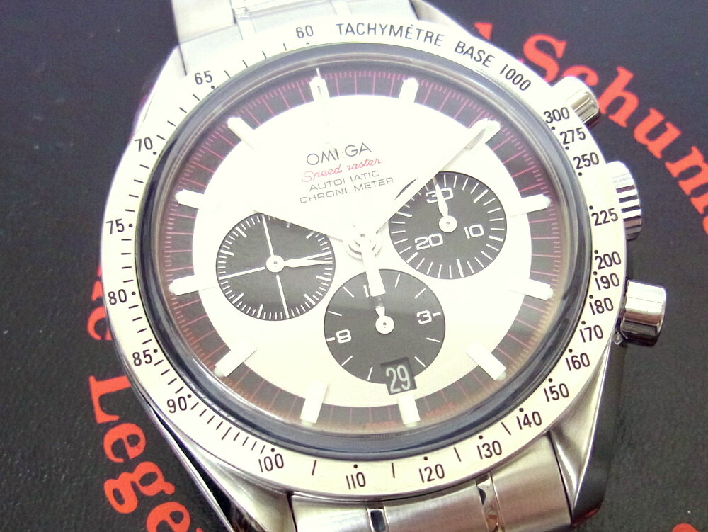 【★磨き済み★】【6000本限定モデル★】OMEGA　オメガ　スピードマスター　シューマッハレジェンド　Michael Schumacher 　Ref:3559-32【中古】