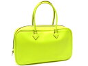 【★新品・未使用★】《送料込》　HERMES エルメス 『プリュム エラン28　（SAC A PLUME ELAN ）』　ハンドバッグ　《ライム(Lime)×ヴォースイフト(Veau Swift )×シルバー金具×□P刻印》　プリュムエラン　プリュム　【★セレブ愛用★】　＠