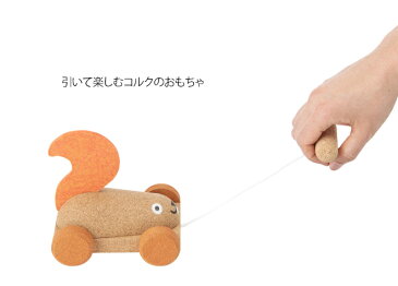 elou(エロウ) プル・スクワーレル 木のおもちゃ 木製玩具 ウッドトイ 知育玩具