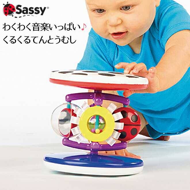 Sassy ファッシネーション ロール アラウンド知育玩具 0歳 1歳 2歳 誕生日プレゼント 知育 赤ちゃん ベビー 男の子 男 女の子 女 出産祝い 子ども おもちゃ オモチャ 玩具 子供 キッズ ギフト 幼児