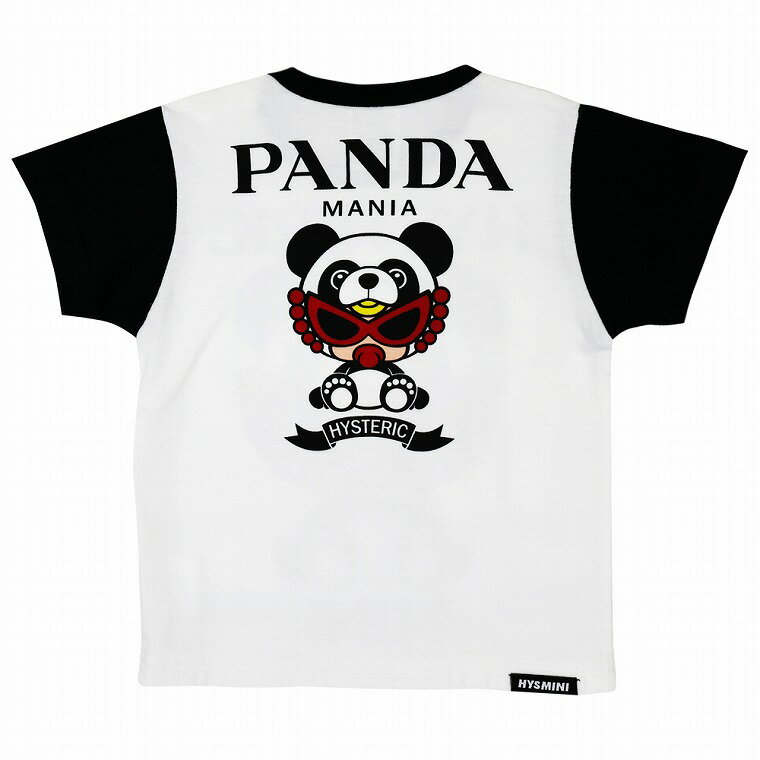 105cm 110cm 120cm ヒスミニ PANDA MANIA半袖Tシャツ キッズ ファッション 夏 新作 子供服